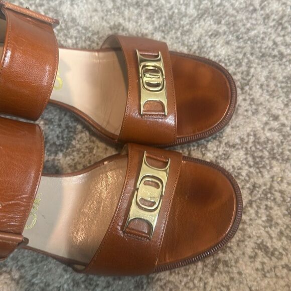Salvatore Ferragamo Leather Sling Back Sandals 6.5B - Picture 2 of 8